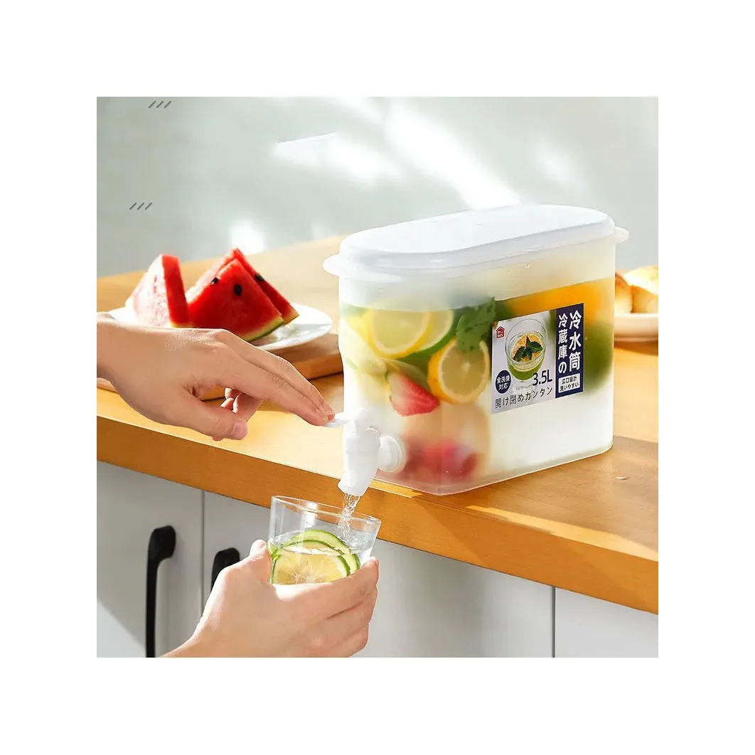 2024 Hot sell New Cold kettle refrigerator fruit teapot summer lemon cold drink kettle Kitchen accessories cold water bucket