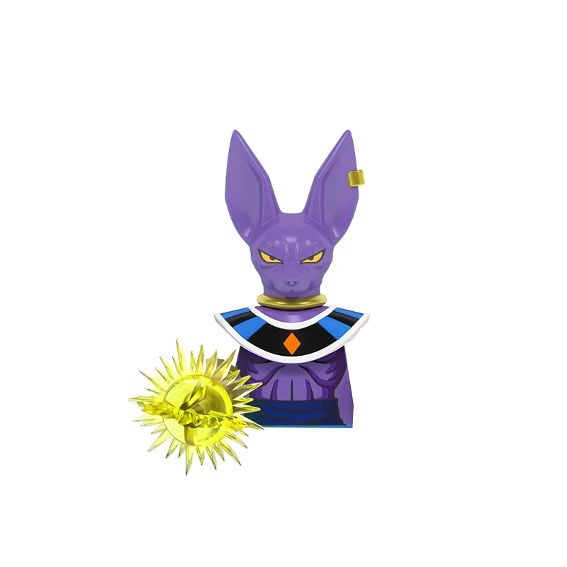 WM6177 Fun Anime Dragon Evolution Son Goku Master Rosh Figure Gifts Creation DIY Building Block Sets Educational Kids Toys
