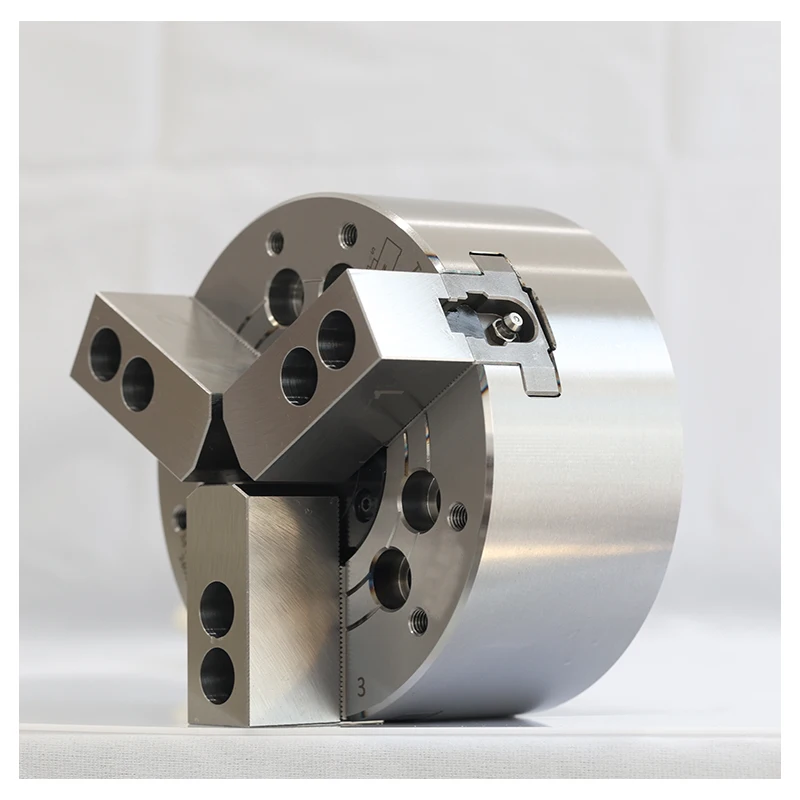 3 Jaw high accuracy through hole high speed hydraulic power chuck