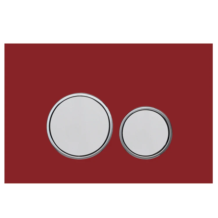 Glass dual flush plate for concealed cistern- fit for Geberitsigma concealed cistern