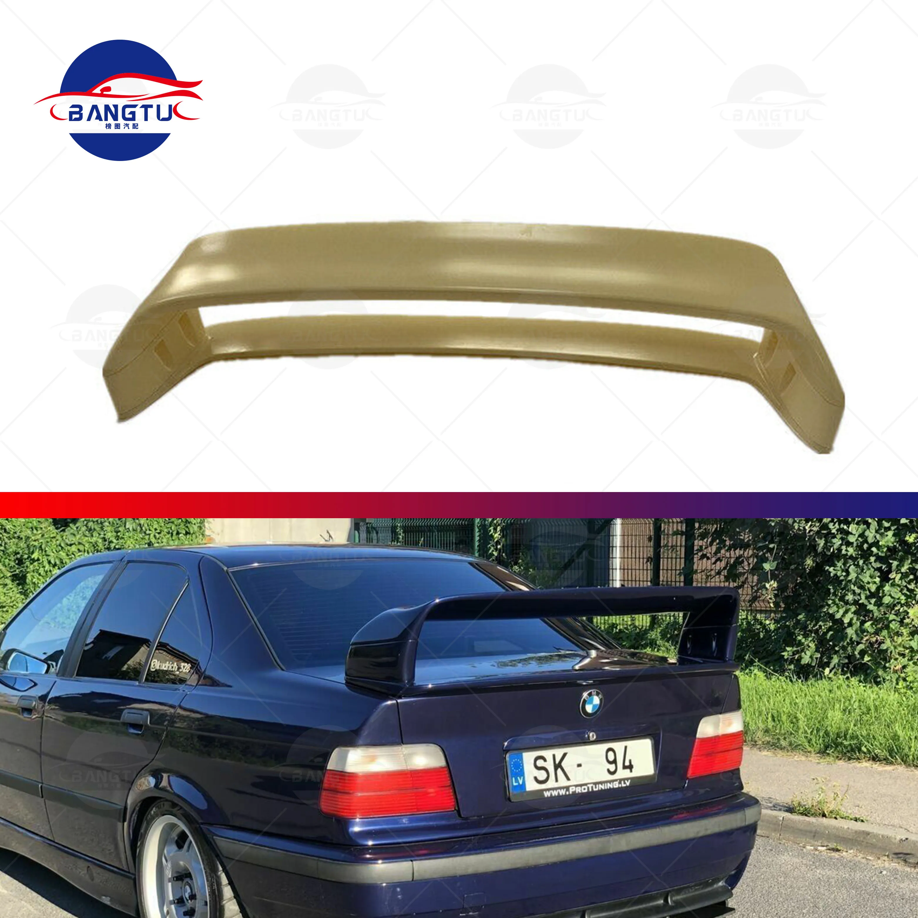 E36 Hot sell Rear Spoiler Fit for BMW 3 Series GT style