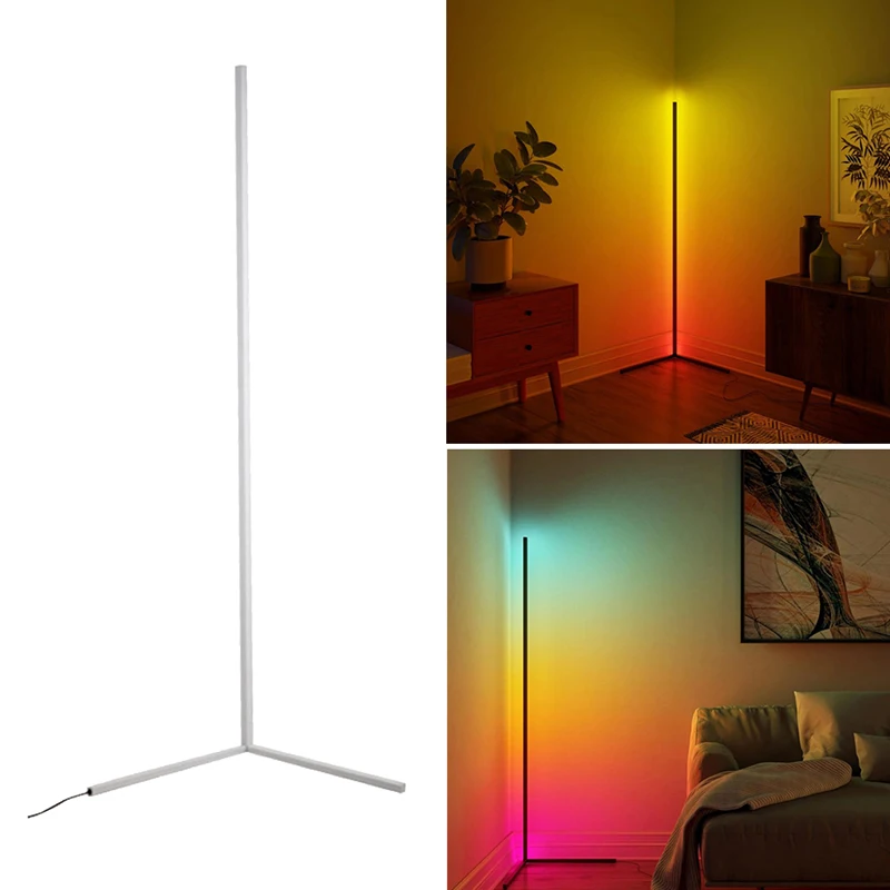 In Stock and Fast Shipping Atmosphere Lighting Club Home indoor Decor Corner Standing Lamp for Living Room and Restaurant used
