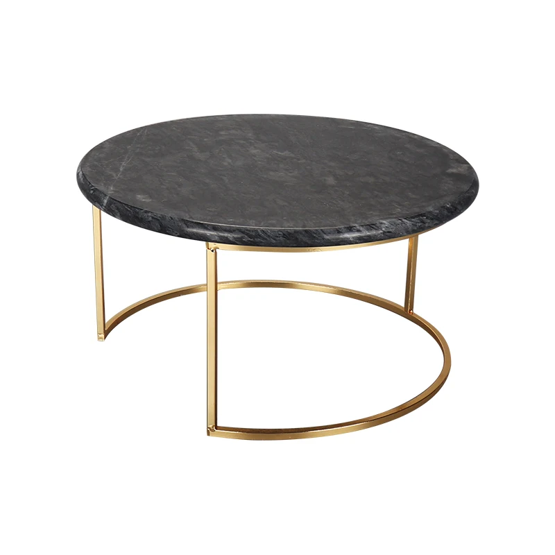 Restaurant Hotel cake shop natural marble handicraft electroplated gold silver fruit plate meal plate cake plate