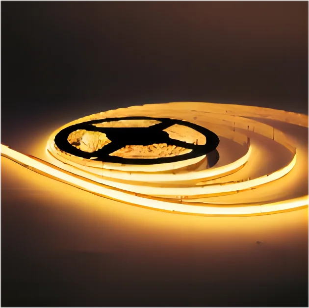COB led strip cct tunable 1800K to 6500K 24V DC 576leds/m two color adjustable white led light strip flip chip fcob led strip