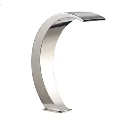 Moon Shape Stainless Steel Pool Water Blade Impact Shower Spa Jet Swimming Pool Waterfall