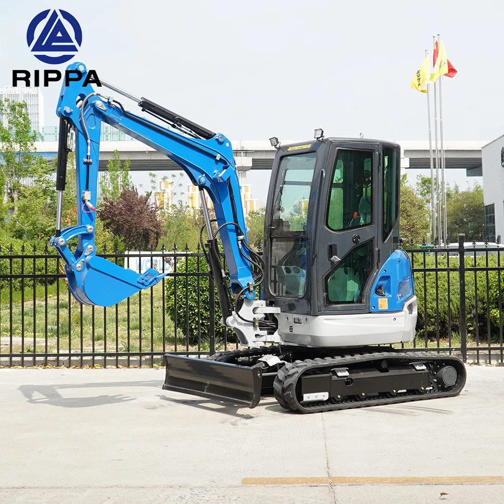 Rippa Crawler Excavator Manufacturer 3.5 Ton EPA Engine 3.5 Ton Crawler Micro Digger For Sale