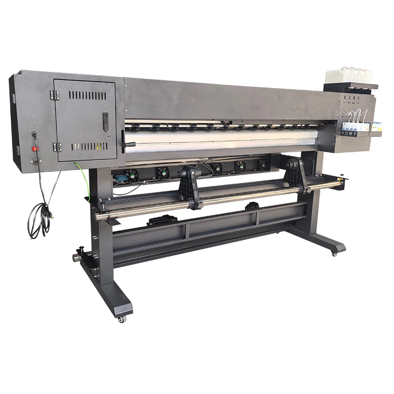 High speed large format 5 feet 6 feet printers near me single head multicolor vinyl large format printers for sale