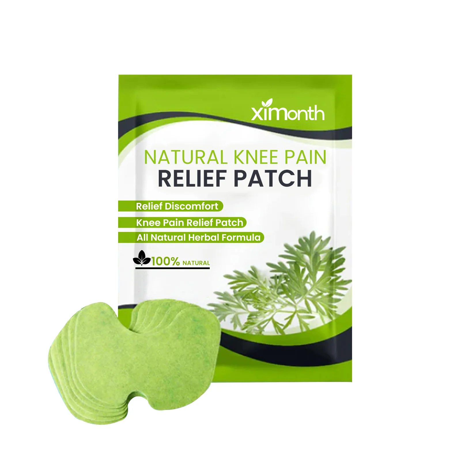 Herbal wormwood pain relief patch arthrolumbar cervical vertebra knee leg bones muscles pain relieve health care patch