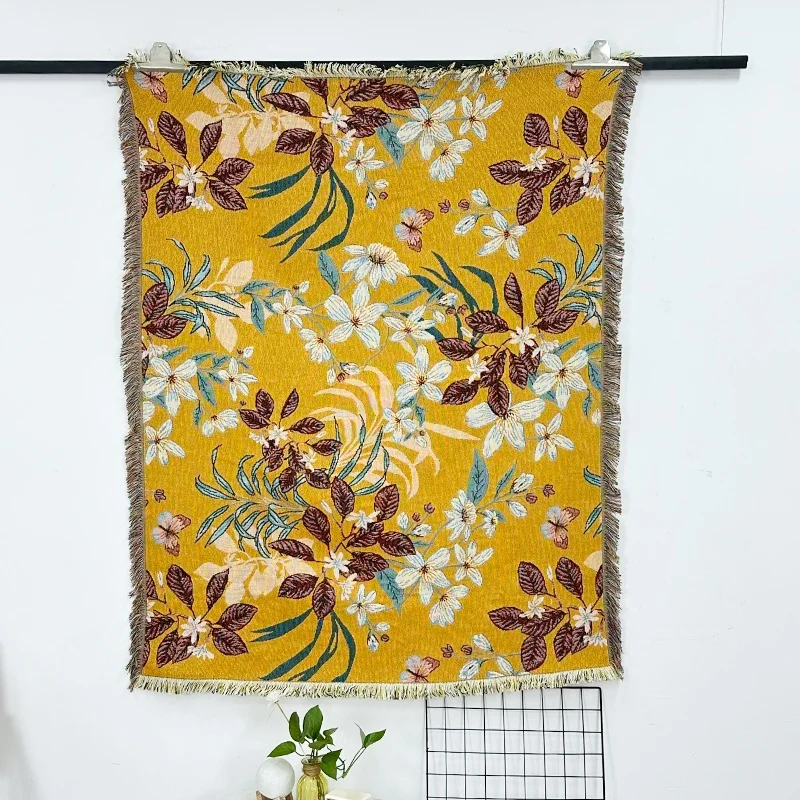 Custom design Bohemian throw blankets and high quality outdoor travel blankets customized