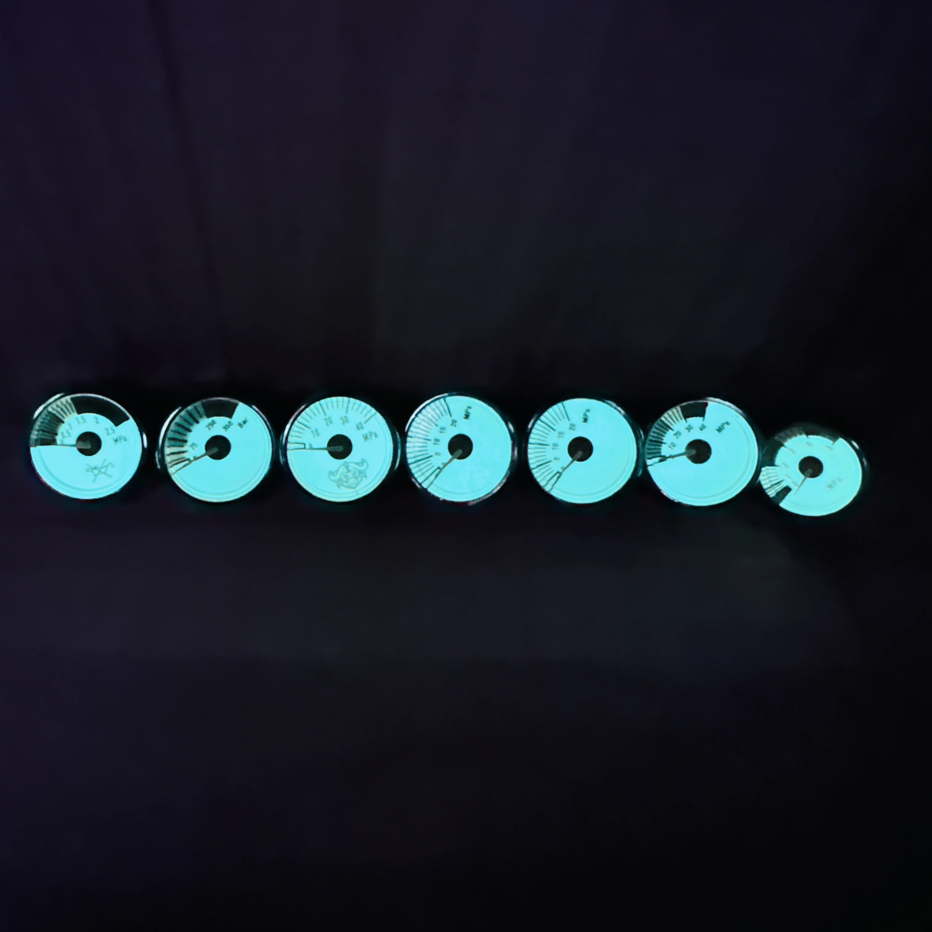 Paintball Accessories Customized 25mm 22mm 19mm Mini Pressure Gauge For Air Tank Or Regulator