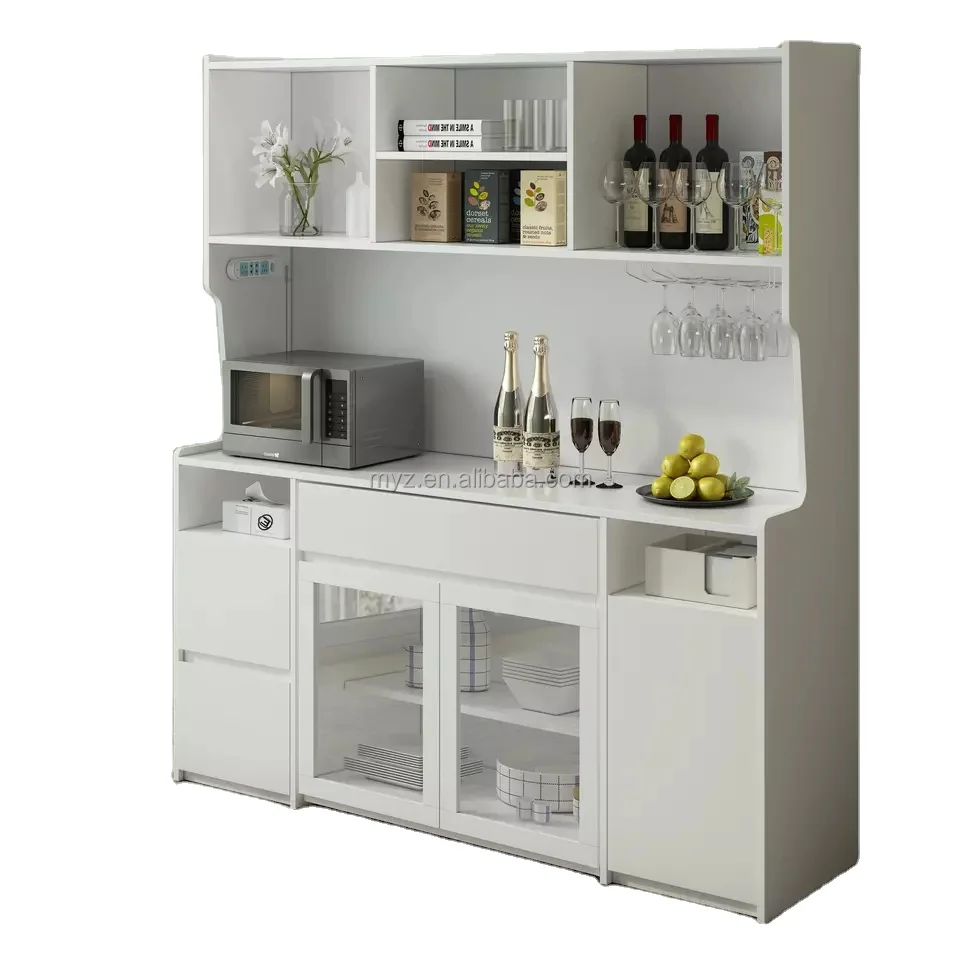 Mfun high quality modern kitchen furniture for sale white wash sideboard extra long sideboard