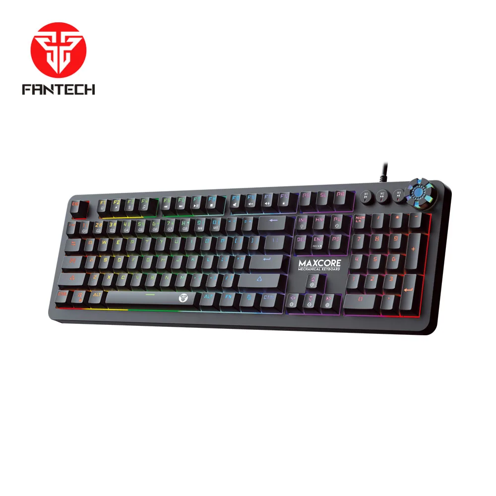 New Fantech MK852 RGB 20 Modes Cheap Macro Mechanical Keyboard Gaming