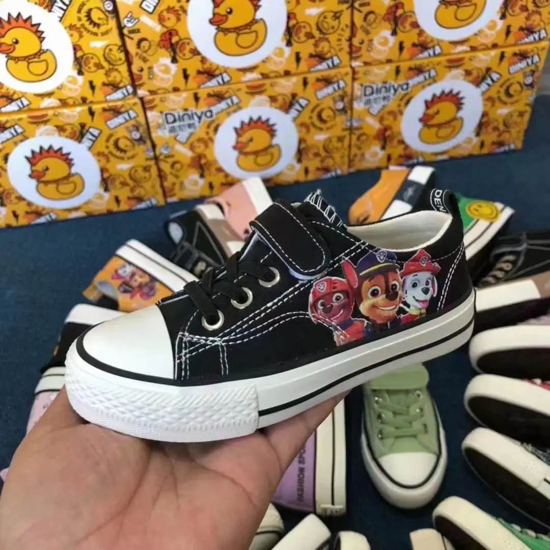 
2021 China Factory Wholesale Casual Sport Footwear Baby Boy Girl Canvas Kids Shoes 