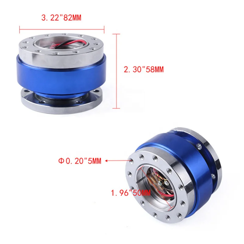 Быстросъемный адаптер ступицы рулевого колеса из алюминиевого сплава для автомобиля