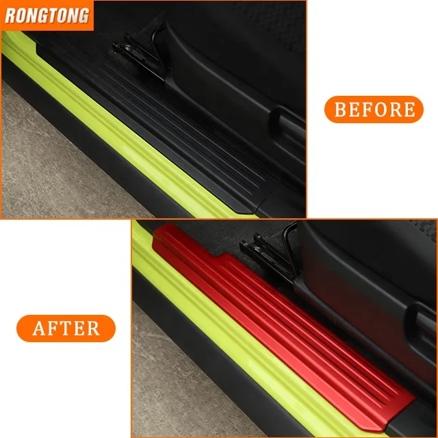 Hot Sale Car Accessories Car Door Sill Scuff Plate Guard Threshold Cover for Suzuki Jimny 2019+