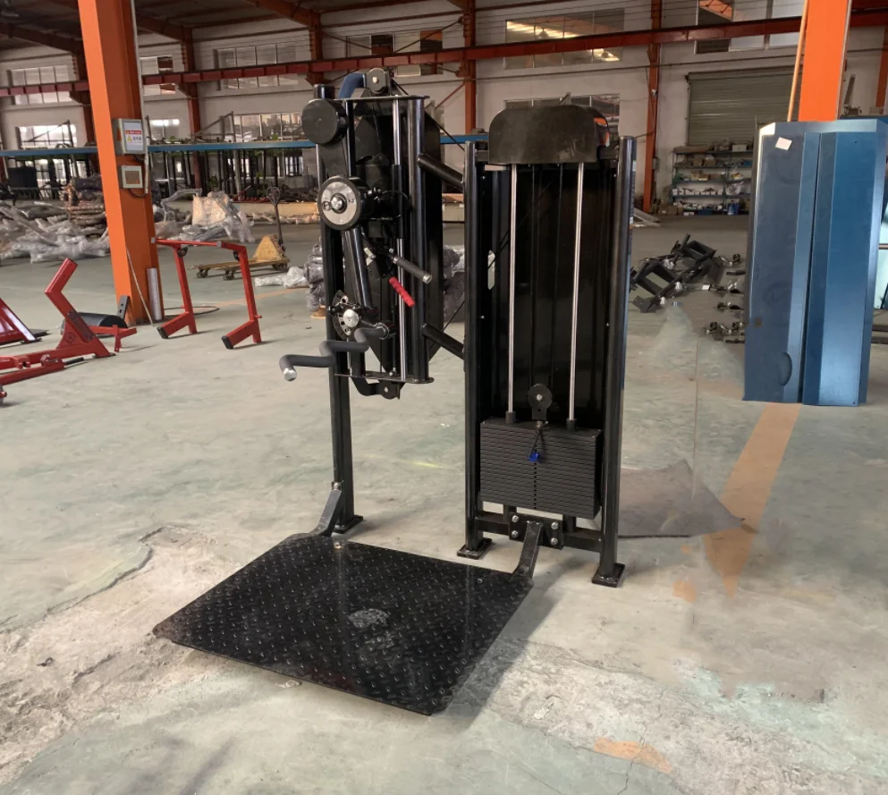 Commercial Fitness Equipment dual function Standing Total Arms workout curling the biceps and the push down training machine