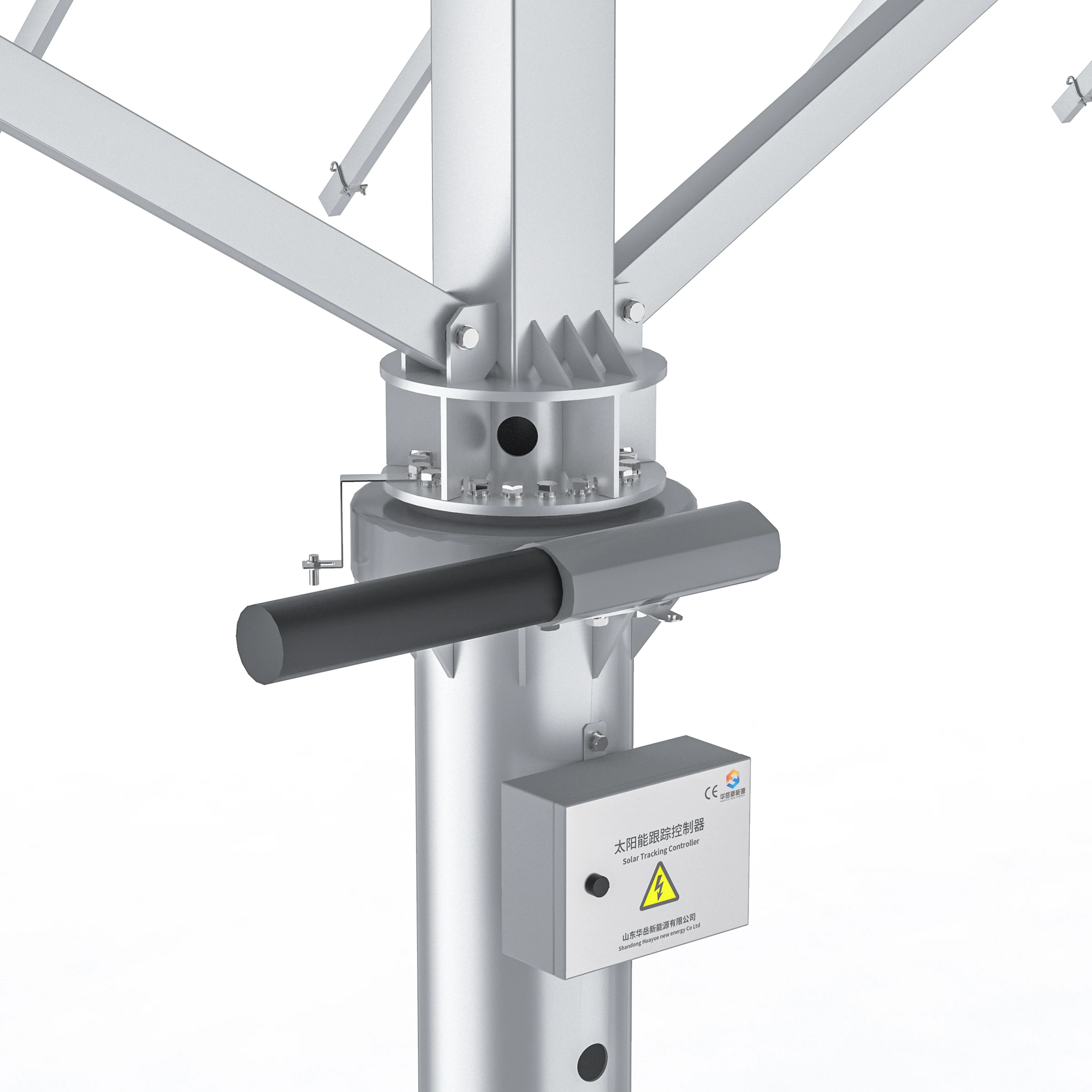 Huayue solar tracker-15KW HYS-30PV-78-M-3LD 2 axis solar pv tracker solar tracker sun tracking kit solar tracker
