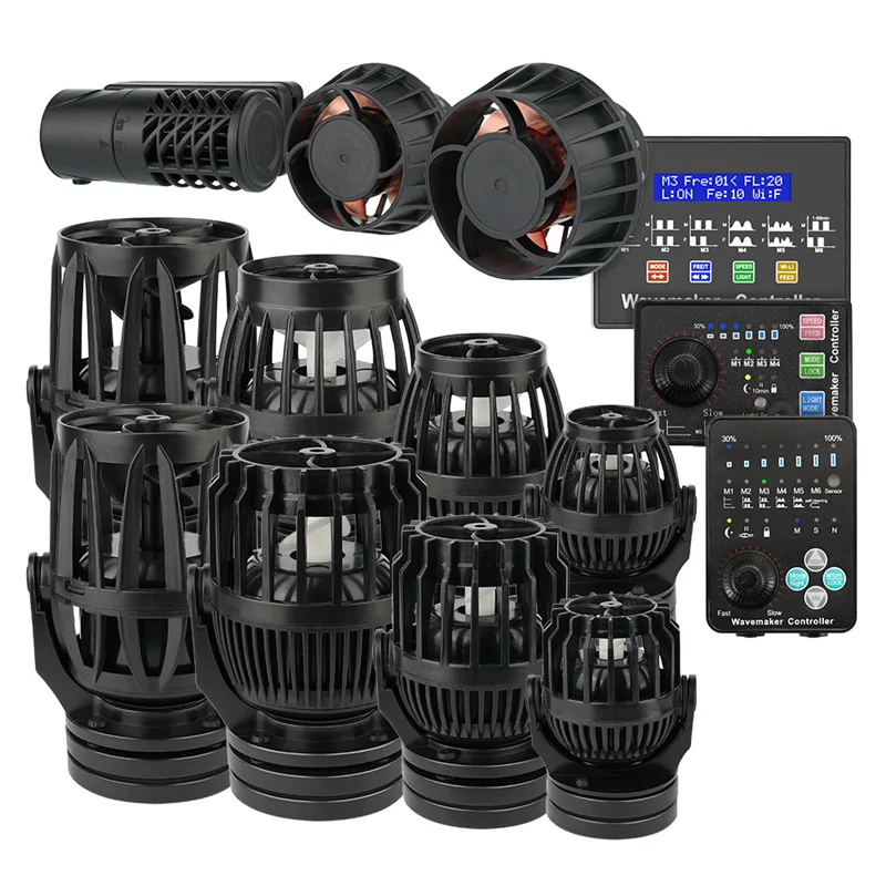 Adjustable Aquarium Wave Pump Ultra Quiet Reef Wave Maker Marine Fish Tank Surf Wave Making Pump