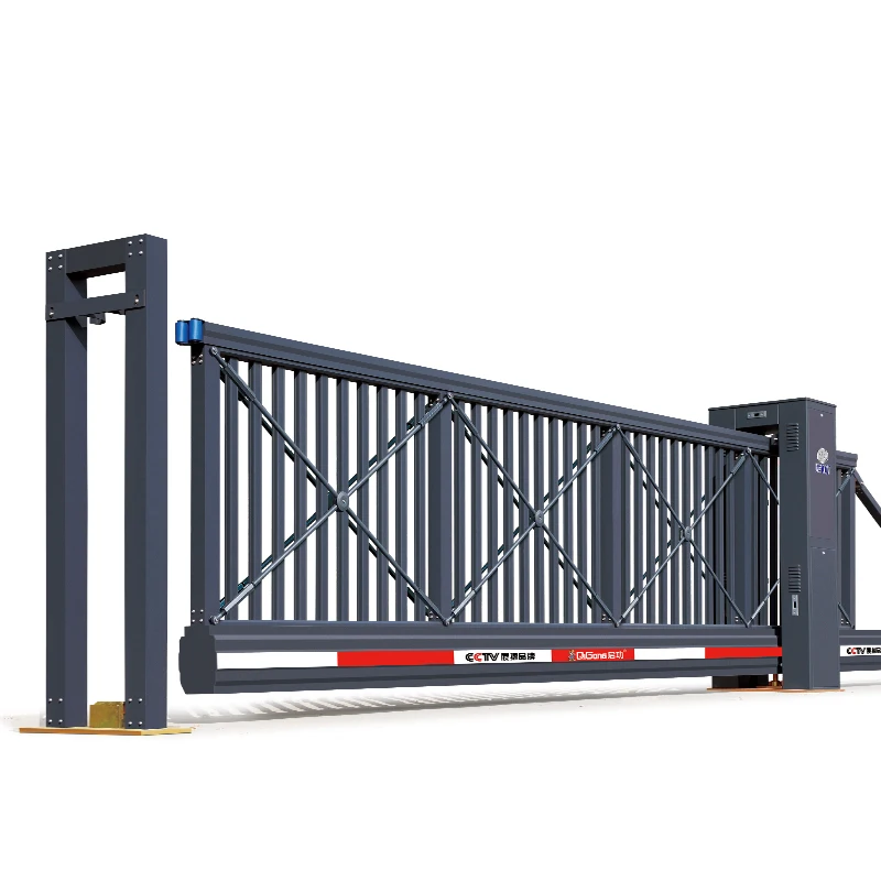 Электрические алюминиевые складные и ограждения по конкурентоспособной цене с автоматическими консольными раздвижными воротами для пешеходов