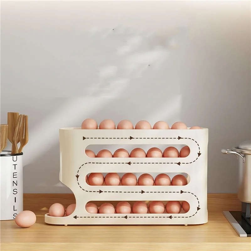Egg Storage Box Drawer Refrigerator Special Household Food Grade Double Kitchen Organizer