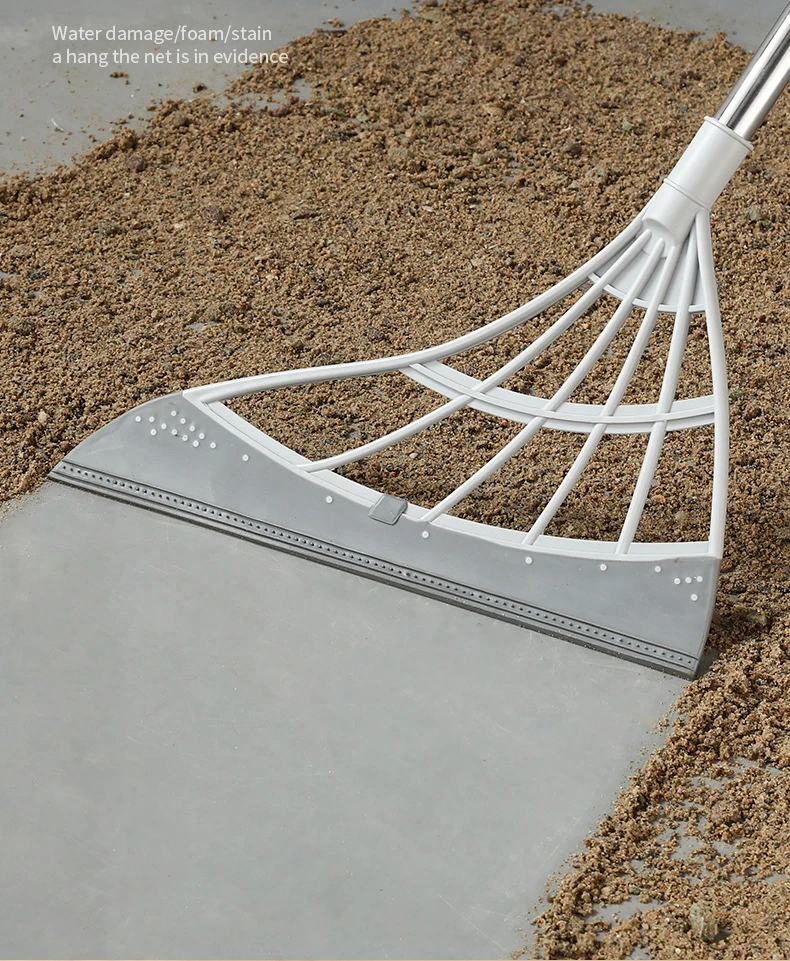 2-in-1 magic broom pet hair removal broom   window cleaning wiper scraper floor dust cleaning water broom