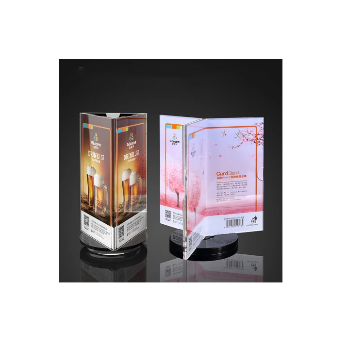  Sign Group A5 Black Acrylic Rotating Counter Top Display holder