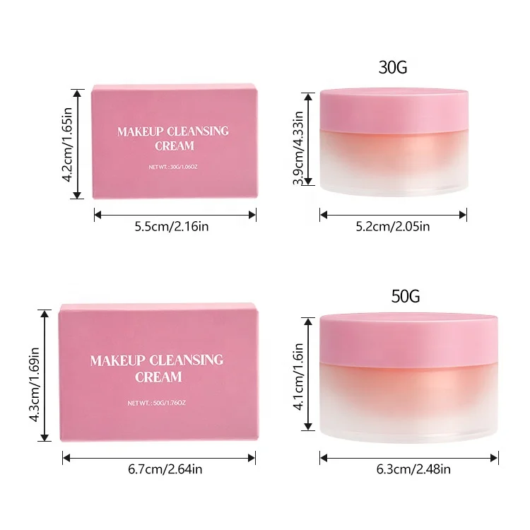 Private Label Skin Care Products Makeup Remover Cleansing Balm 50g Makeup Remover Balm Cream For Face Eye