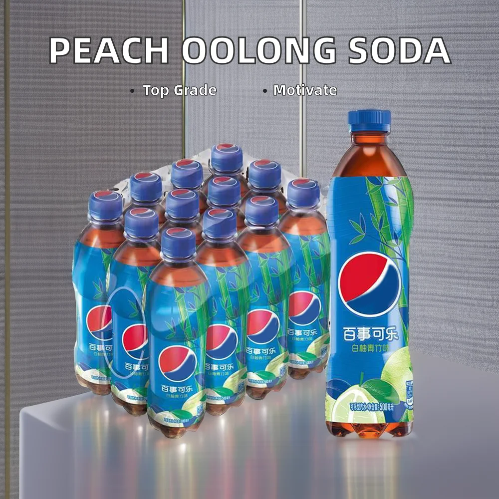 Wholesale Exotic Fruity White Peach Oolong Flavor Pulse Soda Carbonated Drink in Bottle Packaging