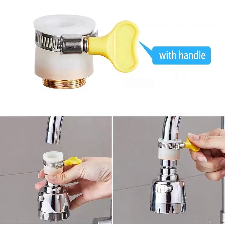 Universal Water Tap Faucet Hose Connector Adaptor Adapter for Diverter Valve