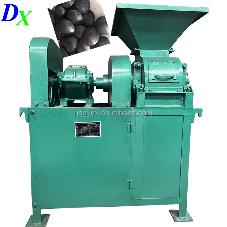 290 300 360 430 double roller coke coal charcoal ball briquette making press machine