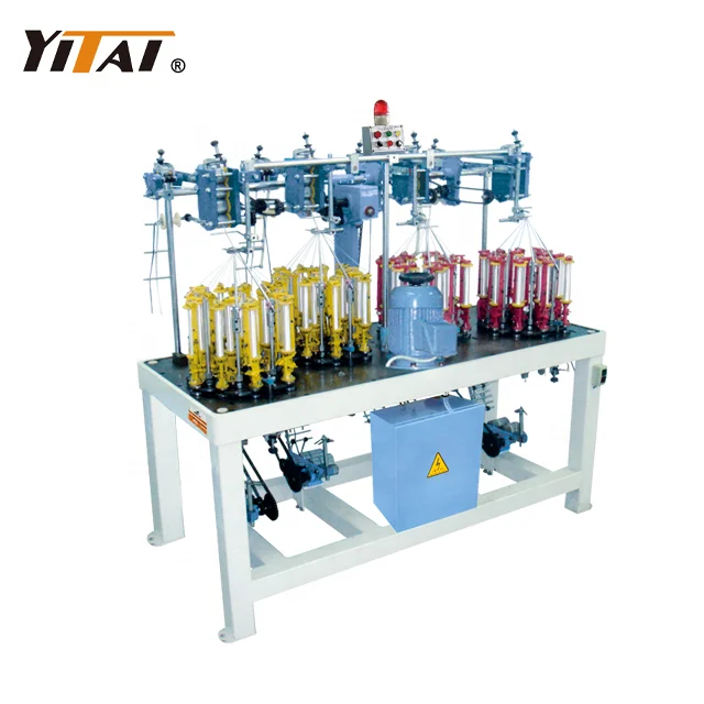 YTS 4/17 High Speed Cord Band Making Elastic Braiding Machine spare parts bobbins and spindles
