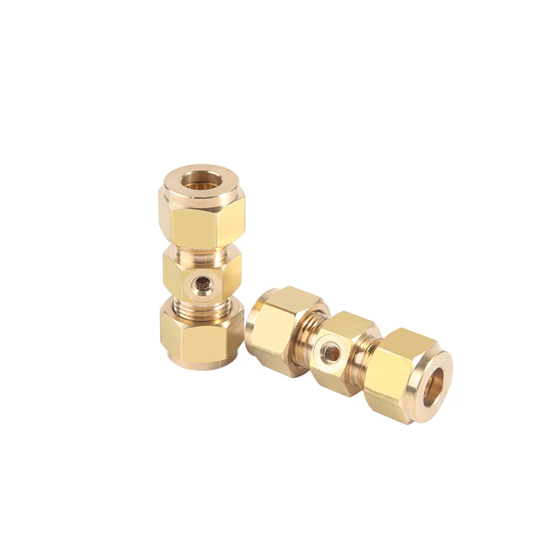 Popular Cnc Machining Push Connect Brass Compression Tube Fitting For Pvc Pipe