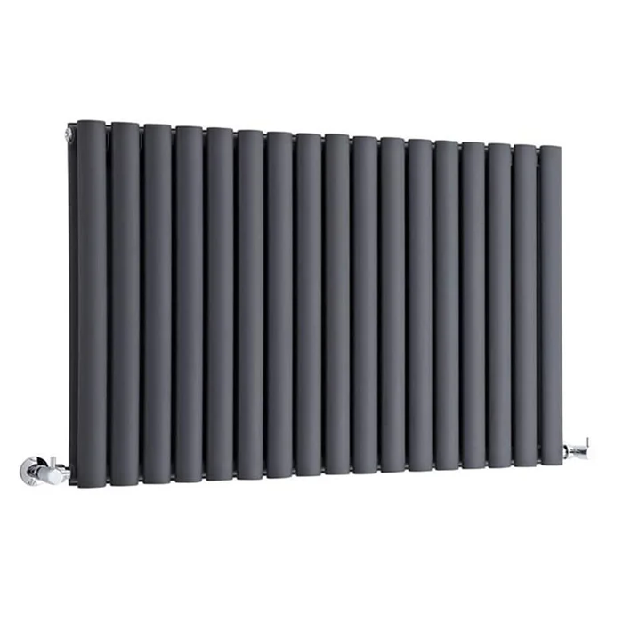 BODE Modern Anthracite Or White Horizontal Double Panel Designer Heating Radiator For Room Heating
