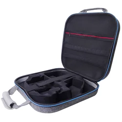 Nintendo Switch and New Switch OLED Console - Black Protective Hard Portable Travel Carry Case Shell Pouch with Pockets