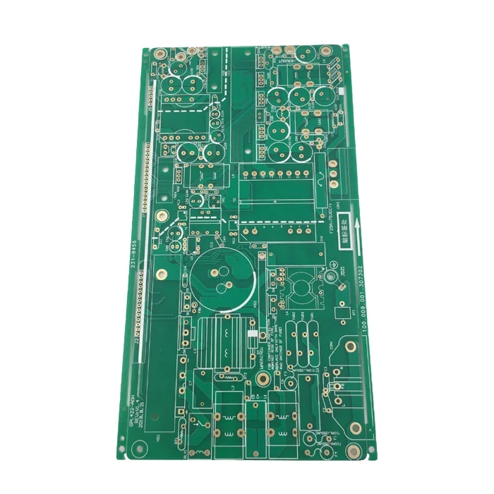 1Quick turn PCB Manufacturing service Green soldermask and ENIG for industrial controllers PCB Board