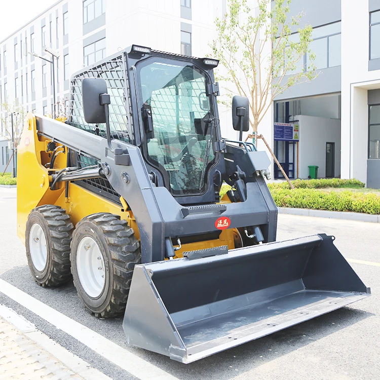 Fast Delivery Skid Steer Loader Manufacturer Wheeled Skid Steer Loader Agricultural Machinery Backhoe Loader