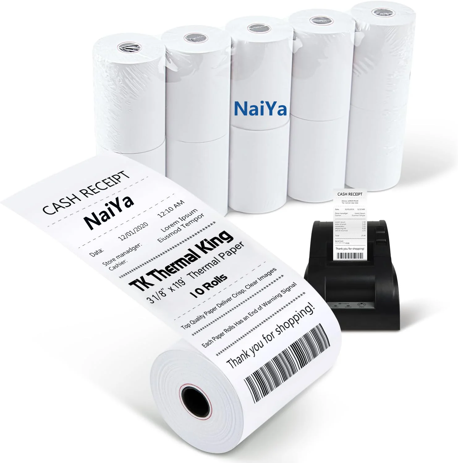 Thermal paper rolls Pos Coreless Cashier Manufacturer Wholesale Atm Paper Roll 80*80mm Cash Registers Printer Paper
