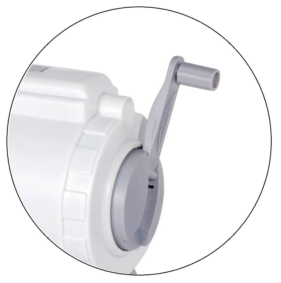 Camping LED flashlight with siren blinking and smart phone charger burglar alarm mobile phone charger