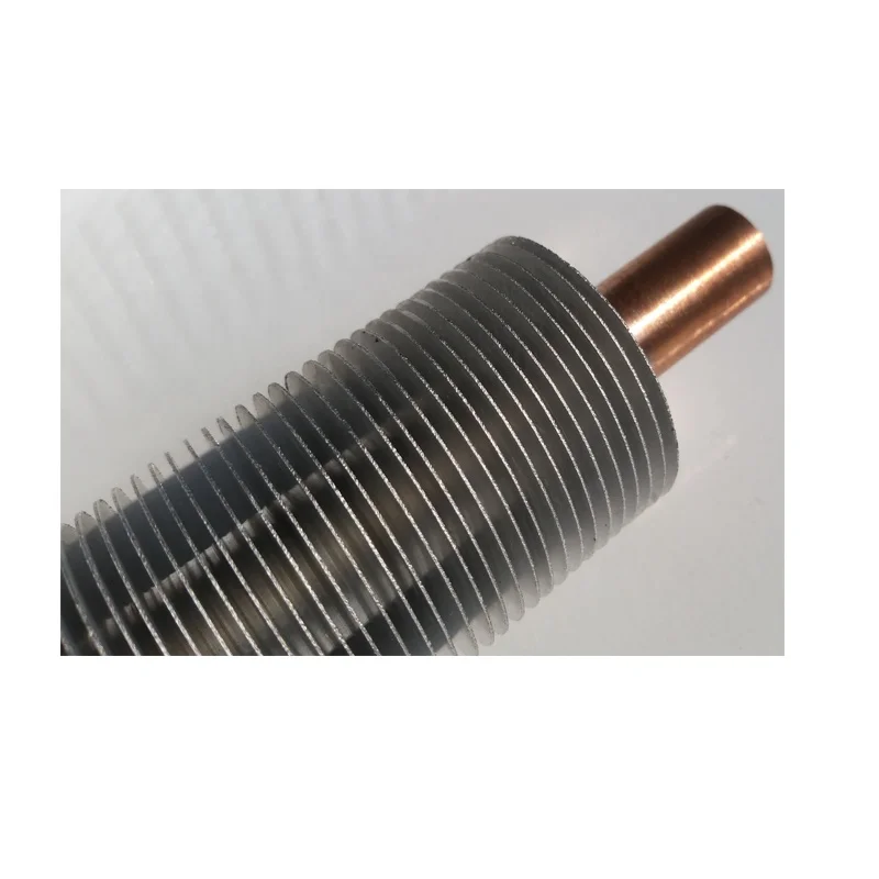 Aluminum Extruded Embedded Fin Radiator Fin Tube Tubo sagomato