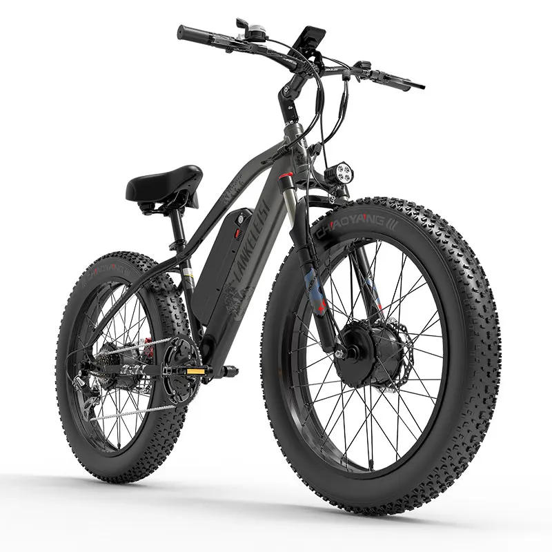 26 Inch Foldable Electric Bicycles 1000w Snow Bike Electric City Bikes Ebike Lankeleisi MG740 Plus Electric Mountain Bicycle