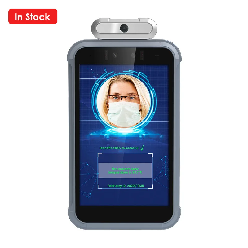 Manufacturer Security Attendance Recorder Thermal Imaging Scanner Facial Recognition Biometric Machine Smart Face Door Lock