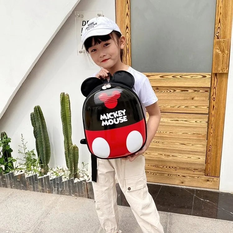 MAIMAI Cartoon Kindergarten Anti-Lost Schoolbag 2-6 Years Ladybug Children Bag Boys And Girls Hard Shell Backpack Kids