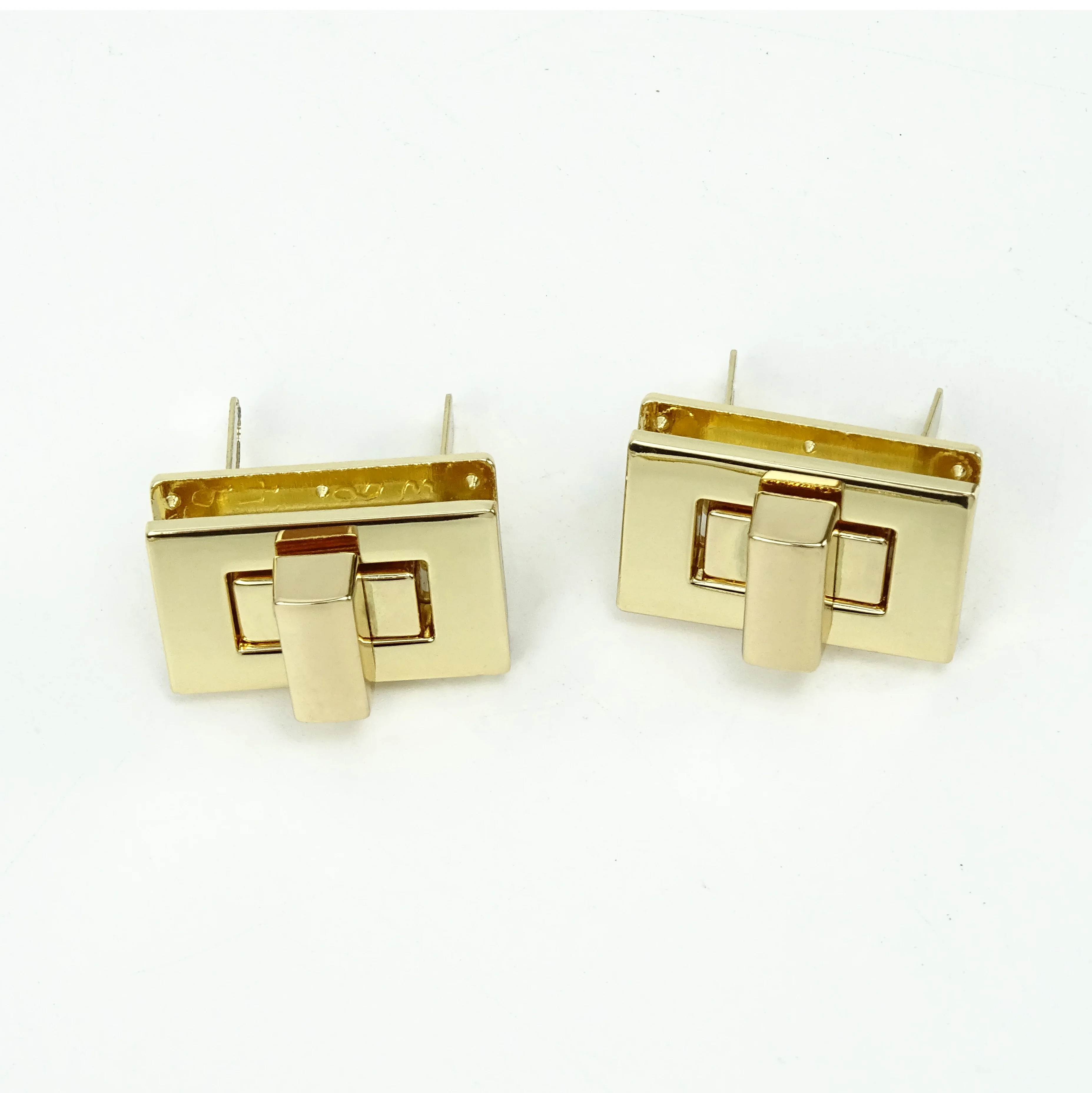 High-end Luxury Luggage Hardware Accessories Metal Turn Lock Zinc Alloy Twist Lock for Bag and Suitcase