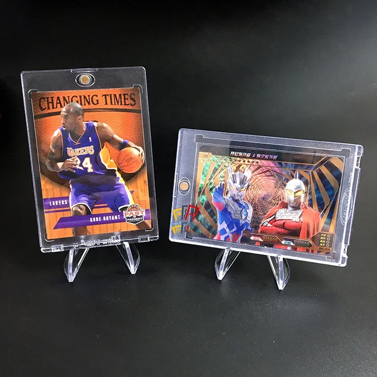 80x135mm Slabs Ultrasonic Graded Card Slab Case 35pt Pokemon Sleeves Magnetic Holder Baseball Card Protectors Saver