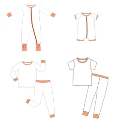 2023 Bamboo Viscose Soft Baby Pajamas Newborn Sleeper Onesie Boy Girl Clothes Cattle Pigs Sheep Printed Custom Baby Rompers