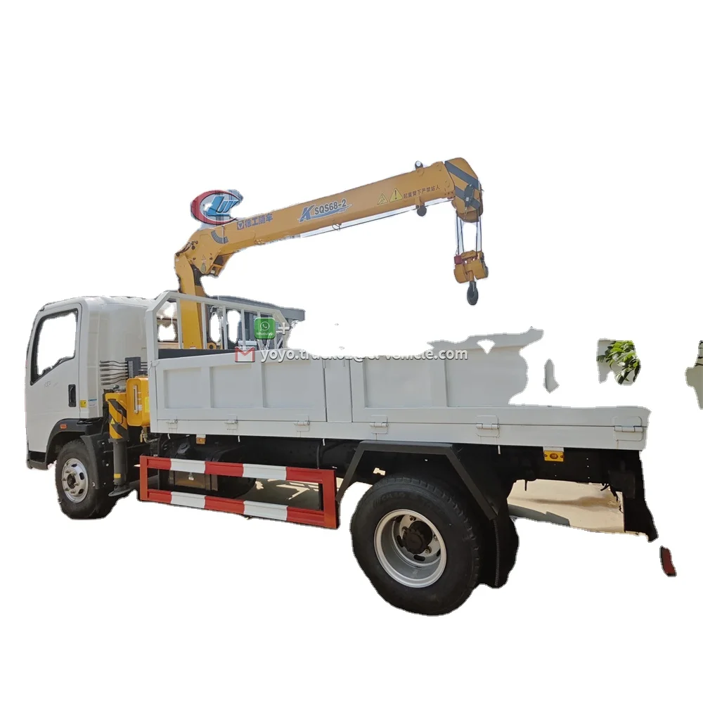 Грузовая тележка HOWO 4x2 8 тонный кран Самосвал Для летательных аппаратов