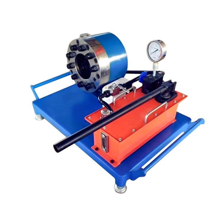 two four wire braided spiral hose press crimper pressing machine hydraulic rubber hose crimping machine