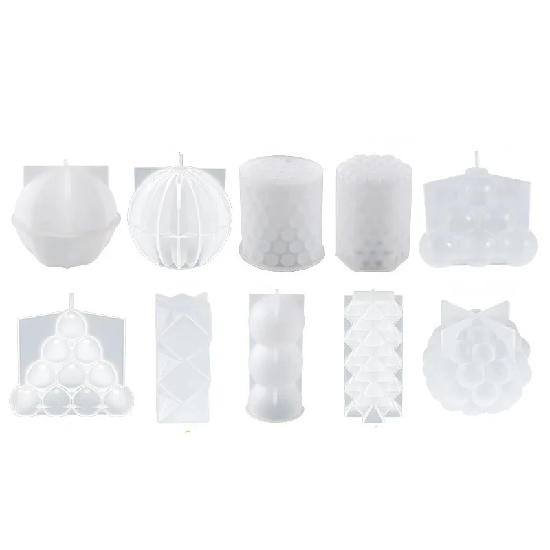 YZ 2023 New design High Quality DIY Silicon Form Eco Friendly Customized Candle Molds Silicone