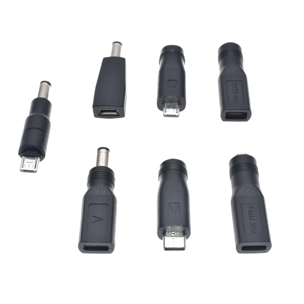 Тип C/планшет Micro USB 2,0 к DC 5,5x2,1 мм адаптер питания штекер USB C к DC 5,5*2,1 мм разъем питания адаптер 5 В