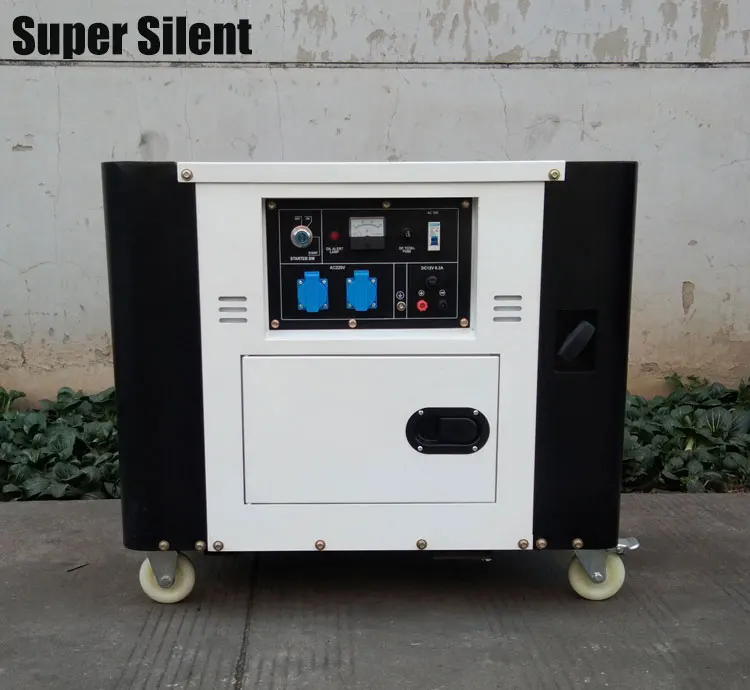 Factory price  6kva 5kw power portable super silent diesel generator for sale